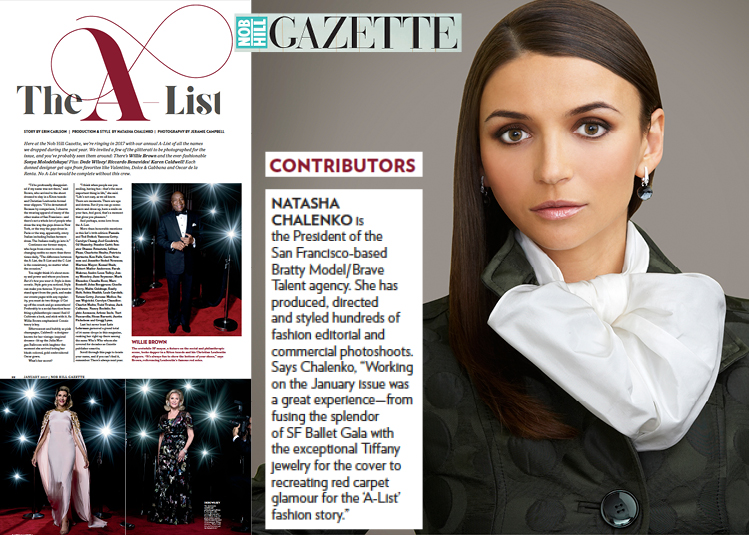 Natasha Chalenko Nobhill Gazette Style Director