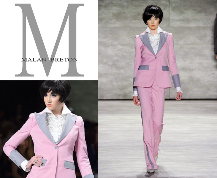 Pink is The New Black: Kaitlyn Tapp for Malan Breton 