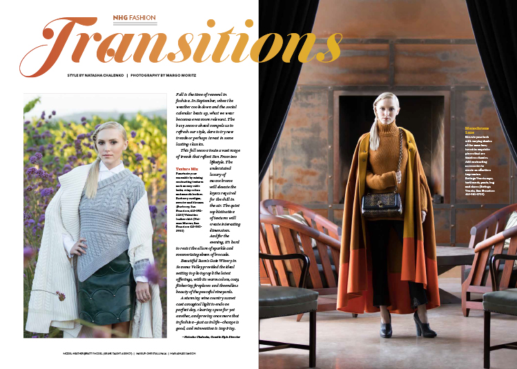 Heather in "Transitions" Fashion Editorial