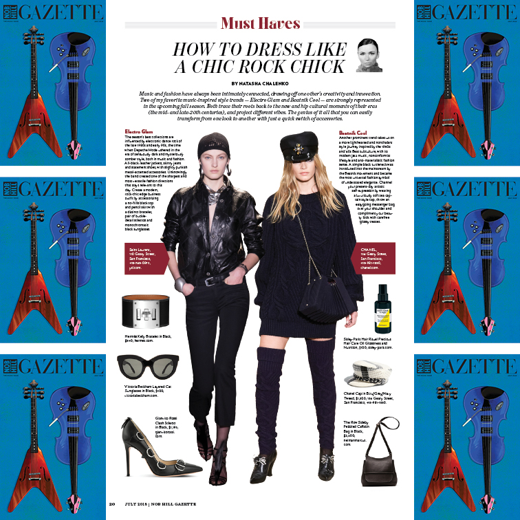 Style Director NATASHA CHALENKO for Rock Chic Editorial